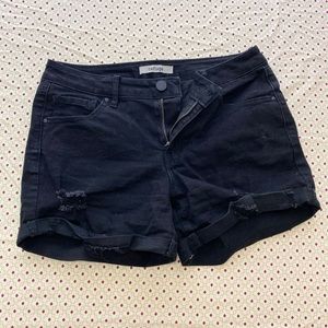 Distressed Jean Shorts
